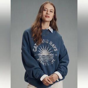 Anthro Spiritual Gangster catching rays sweatshirt